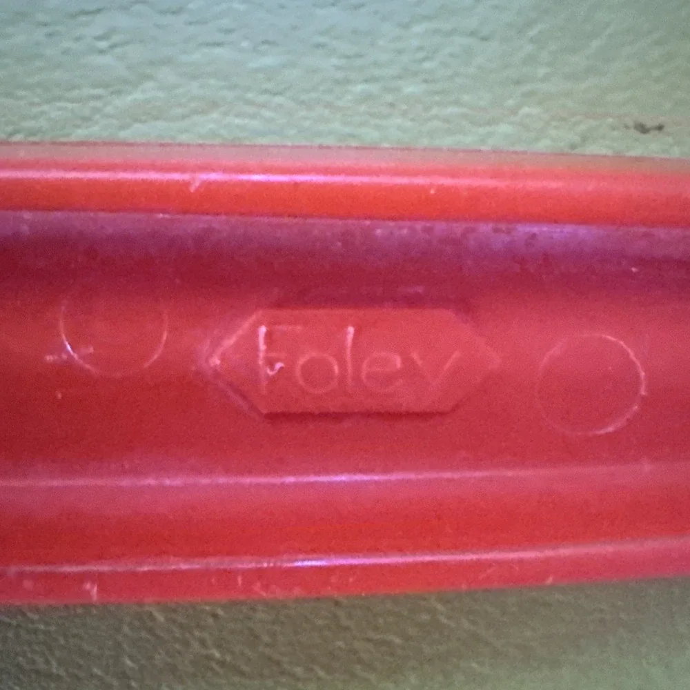 Vtg FOLEY Orange Nylon Spatula 1 Slot 12